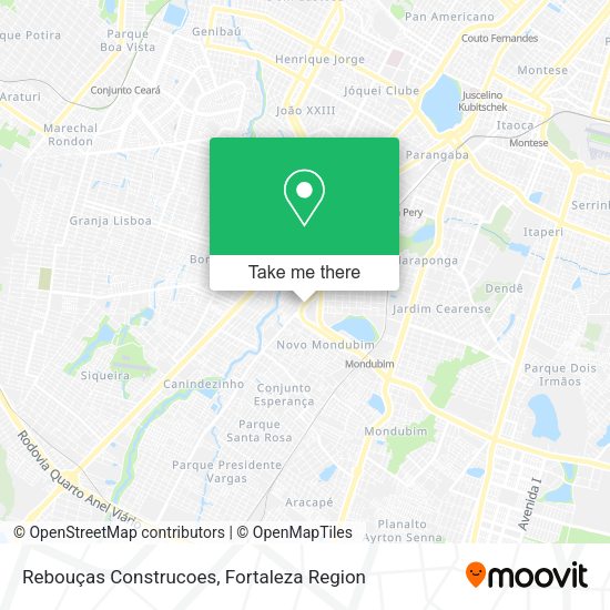 Rebouças Construcoes map