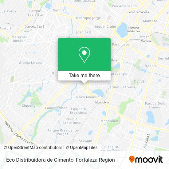 Eco Distribuidora de Cimento map