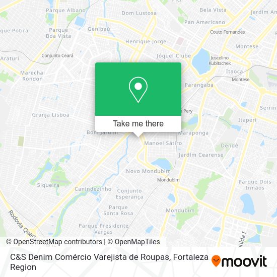 C&S Denim Comércio Varejista de Roupas map
