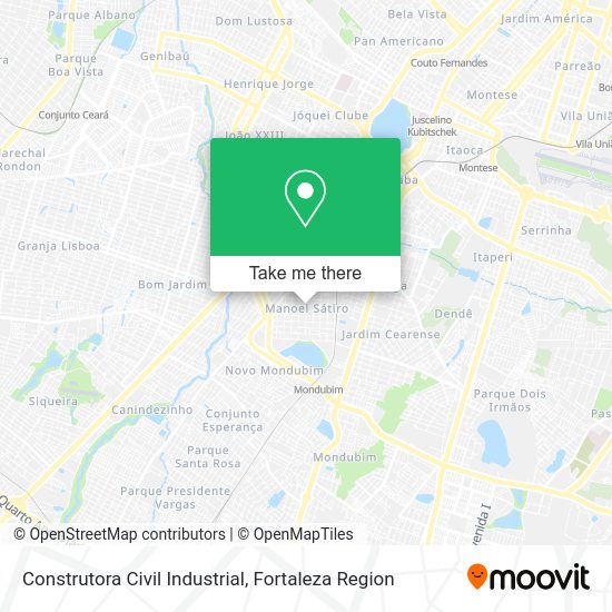 Construtora Civil Industrial map