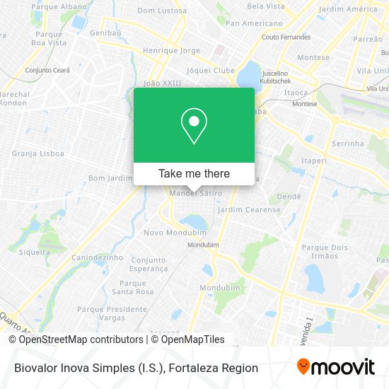 Biovalor Inova Simples (I.S.) map