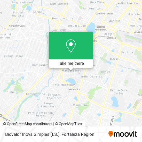 Biovalor Inova Simples (I.S.) map