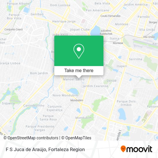 F S Juca de Araújo map