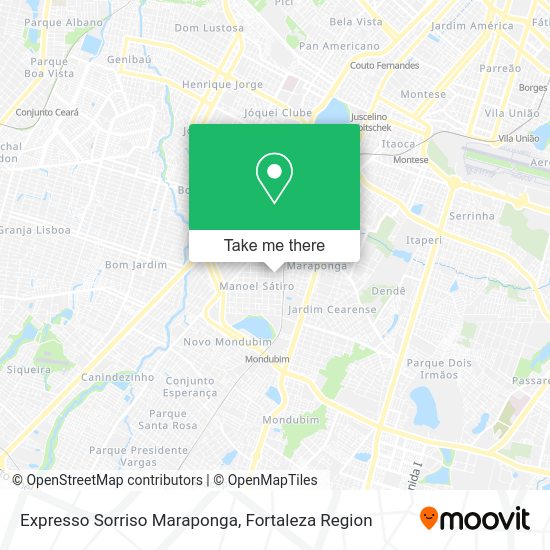Expresso Sorriso Maraponga map