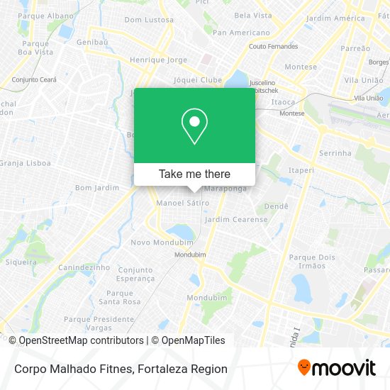 Corpo Malhado Fitnes map