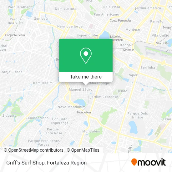 Griff's Surf Shop map