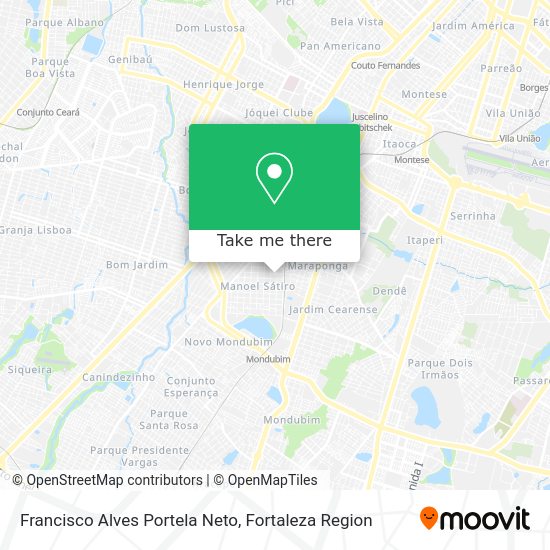 Francisco Alves Portela Neto map