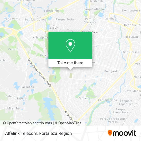 Alfalink Telecom map