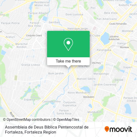 Assembleia de Deus Bíblica Pentencostal de Fortaleza map