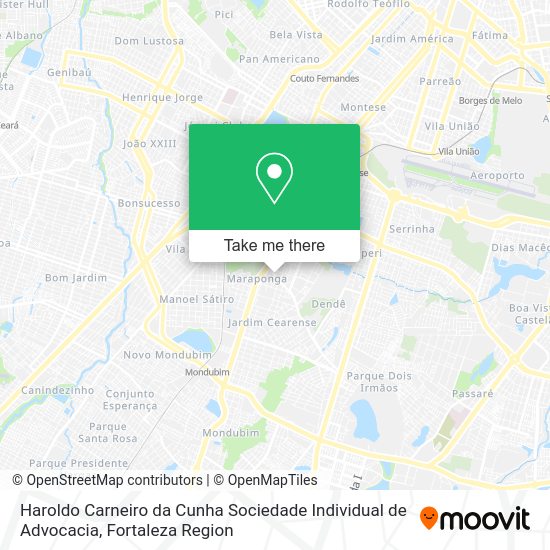 Haroldo Carneiro da Cunha Sociedade Individual de Advocacia map
