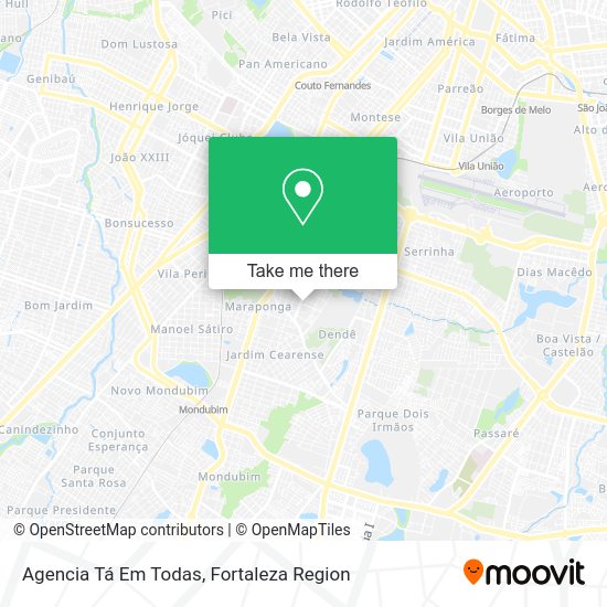 Agencia Tá Em Todas map