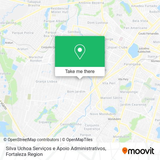 Silva Uchoa Serviços e Apoio Administrativos map