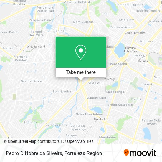 Pedro D Nobre da Silveira map