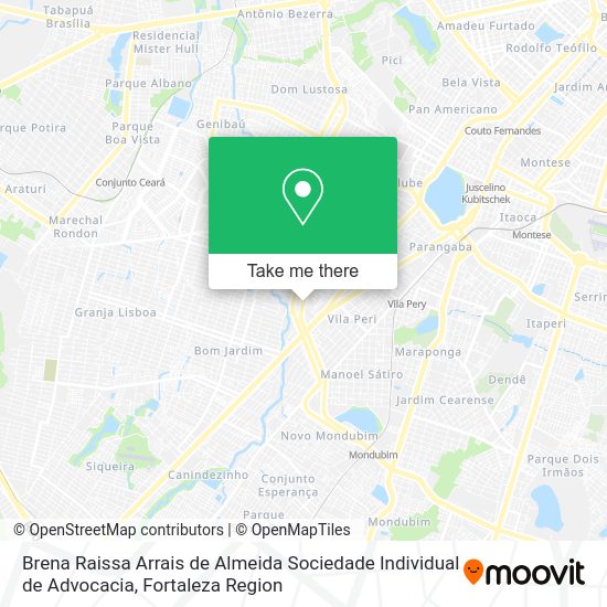Brena Raissa Arrais de Almeida Sociedade Individual de Advocacia map