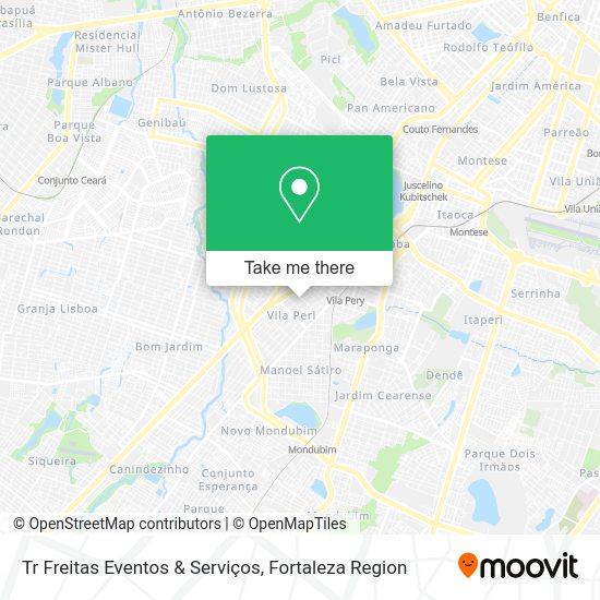 Tr Freitas Eventos & Serviços map
