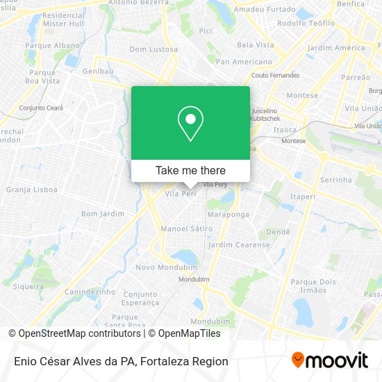 Enio César Alves da PA map