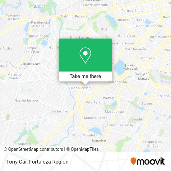 Tony Car map