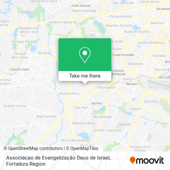 Associacao de Evangelização Deus de Israel map