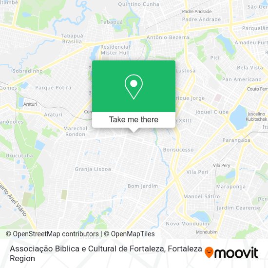 Associação Biblica e Cultural de Fortaleza map