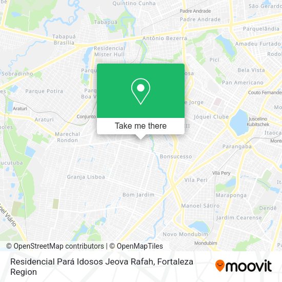 Residencial Pará Idosos Jeova Rafah map