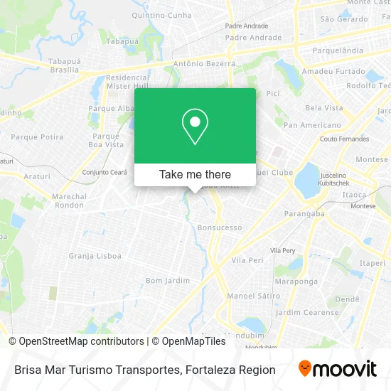 Brisa Mar Turismo Transportes map