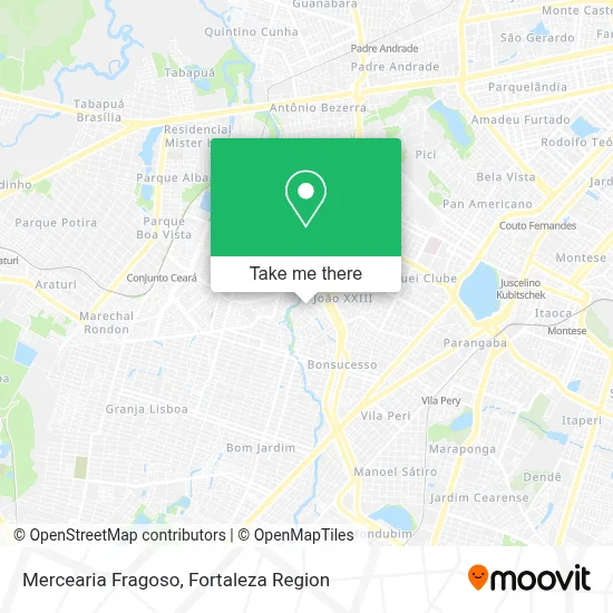 Mercearia Fragoso map