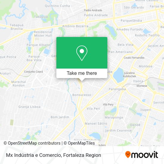 Mx Indústria e Comercio map