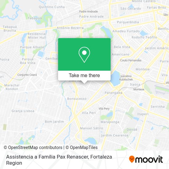 Assistencia a Família Pax Renascer map