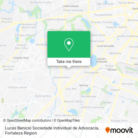 Lucas Benício Sociedade Individual de Advocacia map