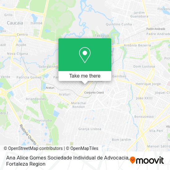 Ana Alice Gomes Sociedade Individual de Advocacia map