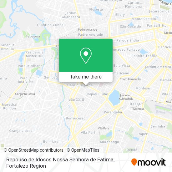 Repouso de Idosos Nossa Senhora de Fátima map