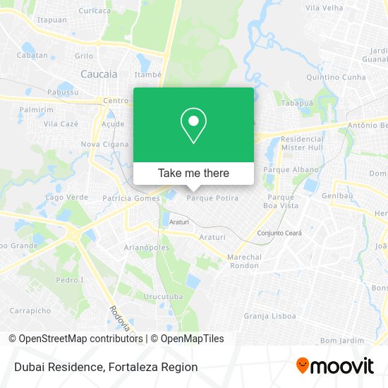 Dubai Residence map