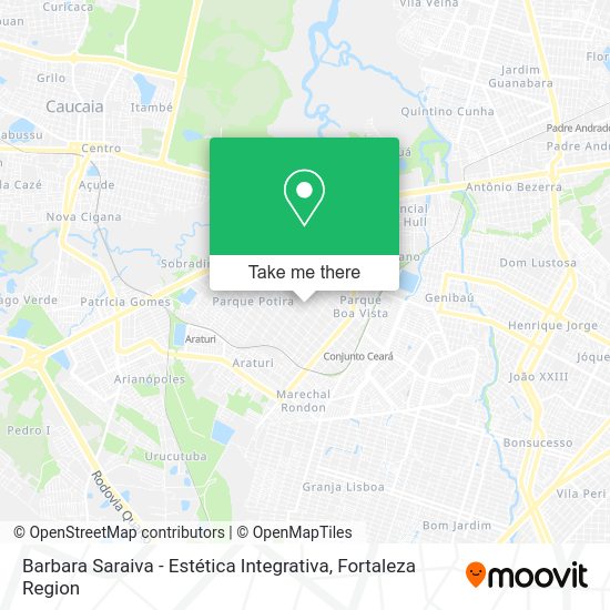 Barbara Saraiva - Estética Integrativa map