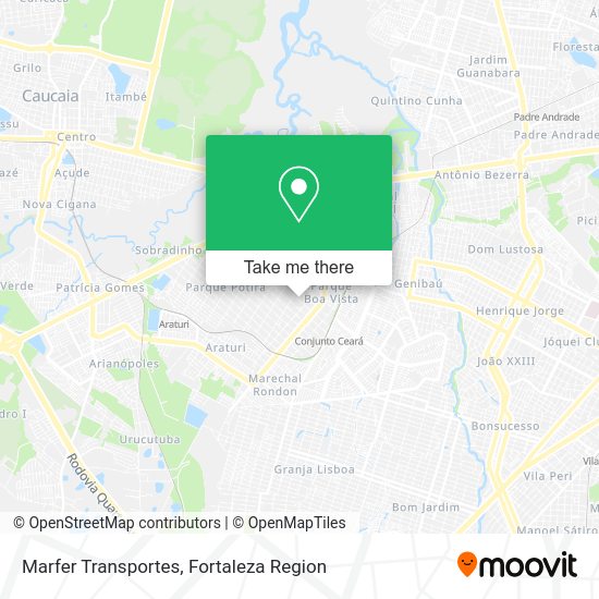 Marfer Transportes map