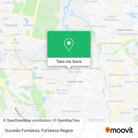 Sucatão Fortaleza map