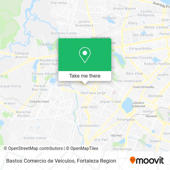 Bastos Comercio de Veículos map