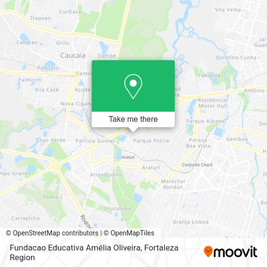 Fundacao Educativa Amélia Oliveira map