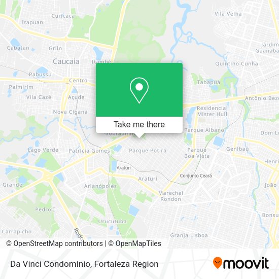 Da Vinci Condomínio map