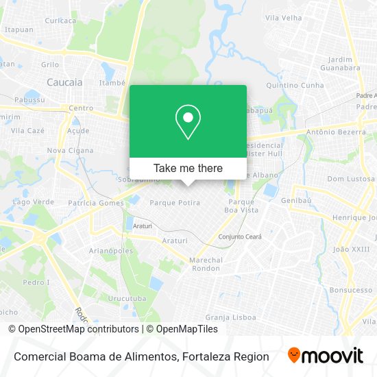 Comercial Boama de Alimentos map