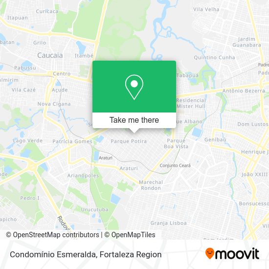 Condomínio Esmeralda map