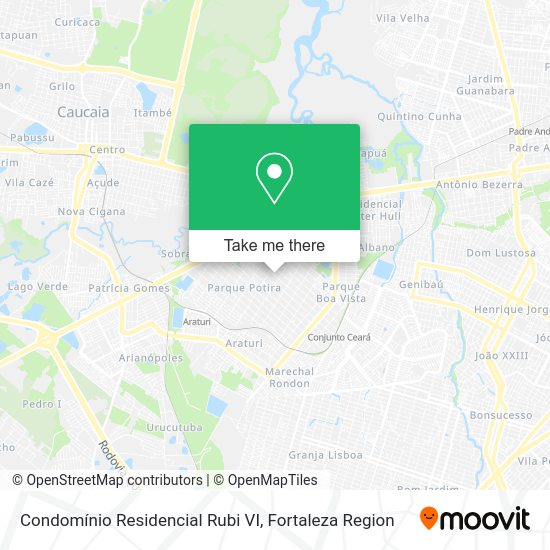 Condomínio Residencial Rubi VI map