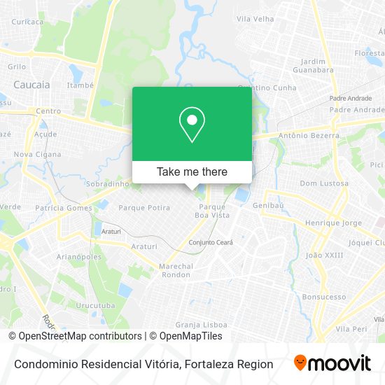 Condominio Residencial Vitória map