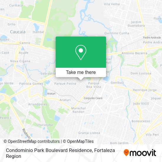 Condomínio Park Boulevard Residence map