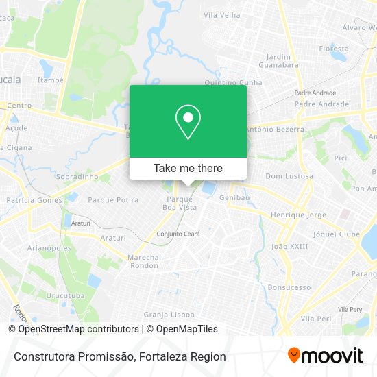 Construtora Promissão map
