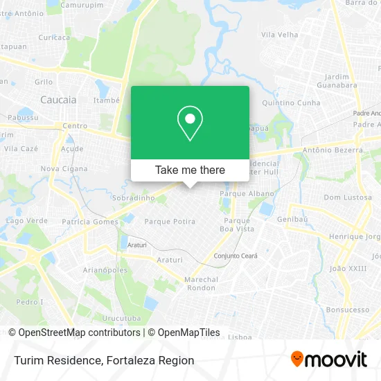 Turim Residence map