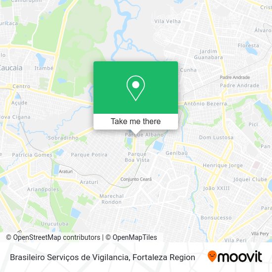 Brasileiro Serviços de Vigilancia map