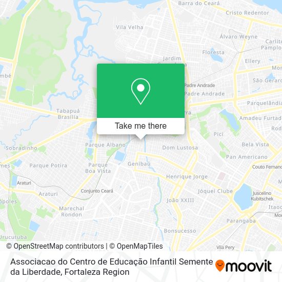 Associacao do Centro de Educação Infantil Semente da Liberdade map
