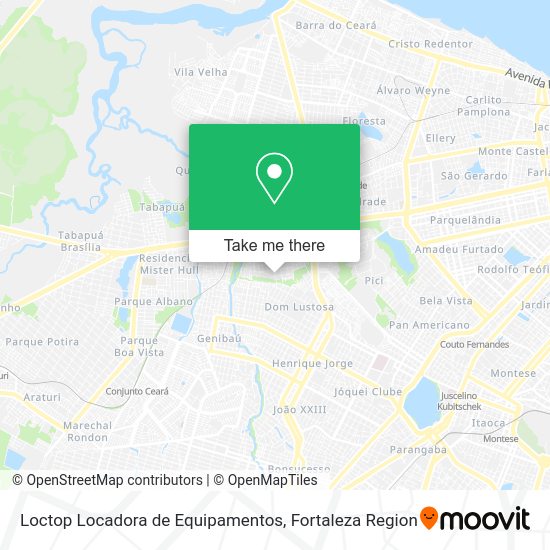 Loctop Locadora de Equipamentos map