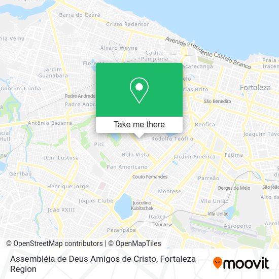 Assembléia de Deus Amigos de Cristo map