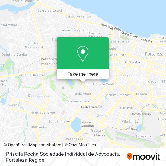 Priscila Rocha Sociedade Individual de Advocacia map